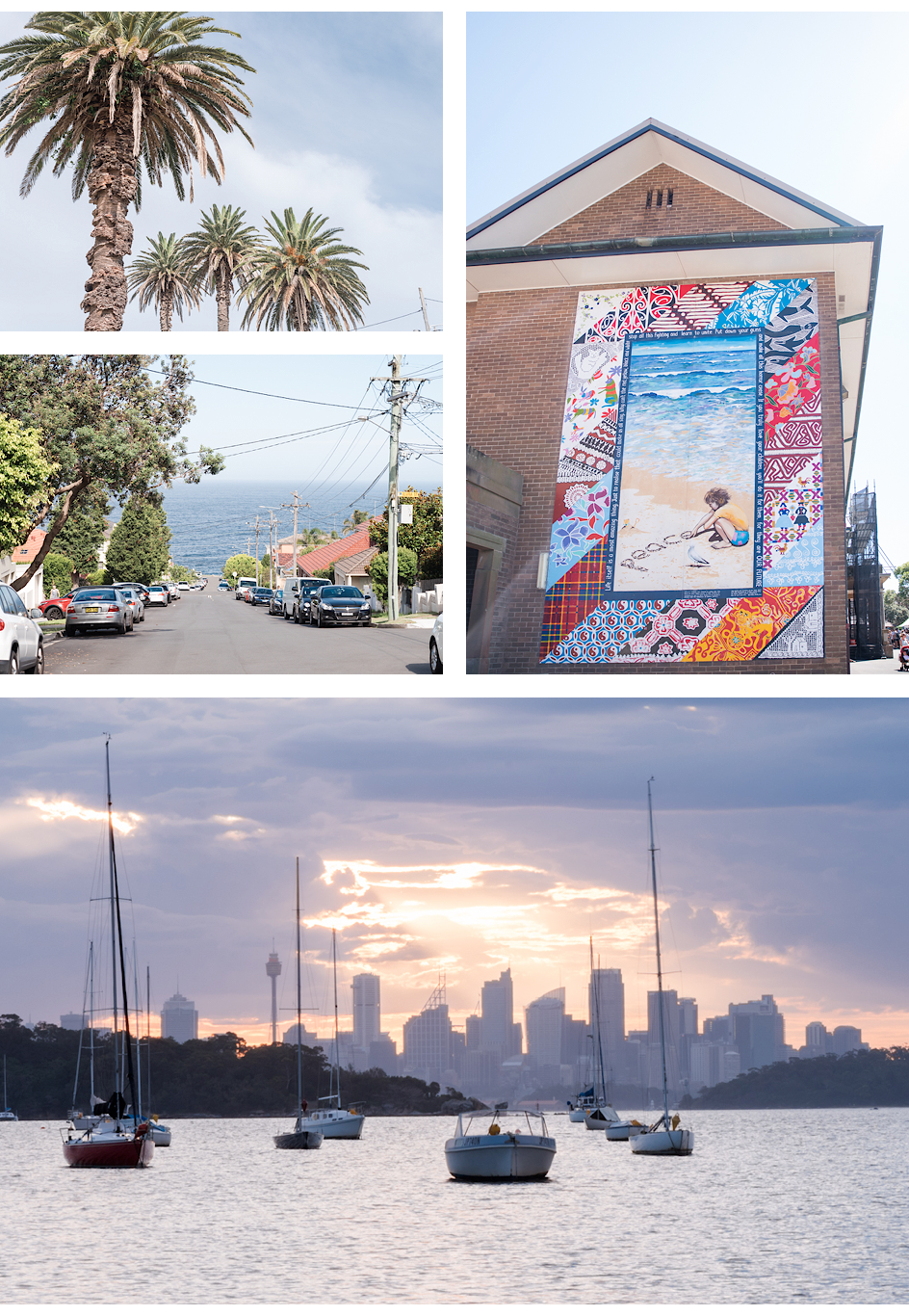 Ocean Road, Bondi Markets, Sydney Skyline